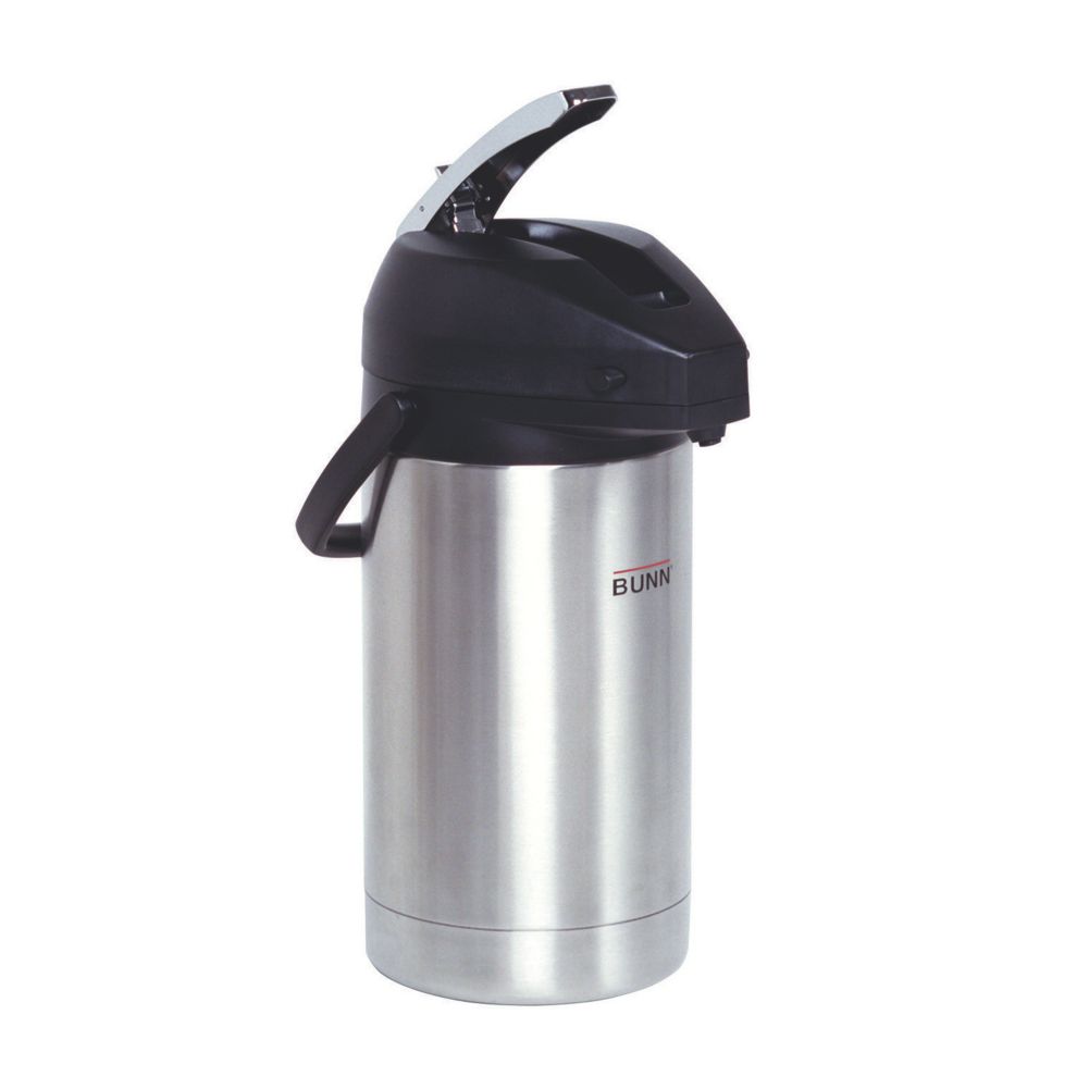 BUNN® 32130.01 S/S Lined 3 Liter Level-Action Airpot - 6 / PK