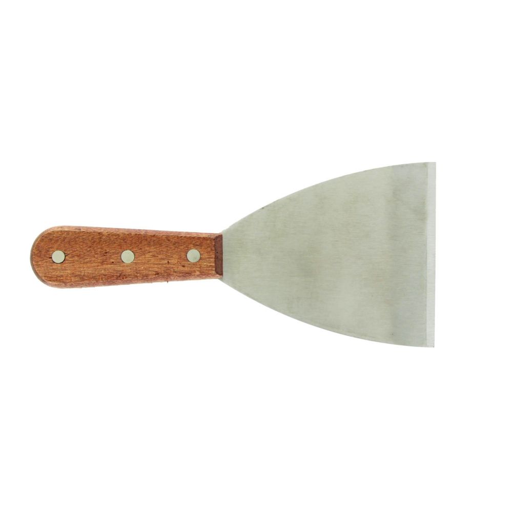 American Metalcraft SSC19 Wide Blade S/S Pan Scraper w/ Wooden Handle ...