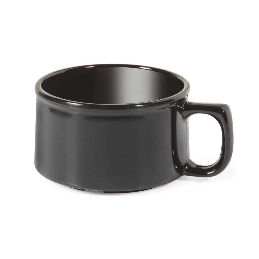 G.E.T. BF-080-BK Black Elegance 11 Ounce Soup Mug - 24 / CS