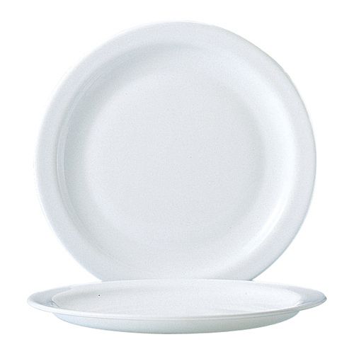 Arcoroc Restaurant White Nr 9 25 Plate 24 Cs Wasserstrom