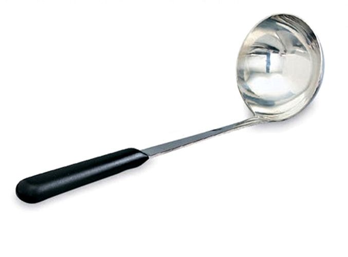 Vollrath 46916 Kool Touch S/S 4 Ounce Ladle w/ Black Insulated Handle
