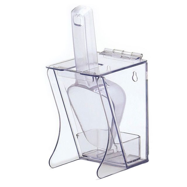 CalMil 789 Freestanding Ice Scoop Holder with 6 Oz. Ice Scoop