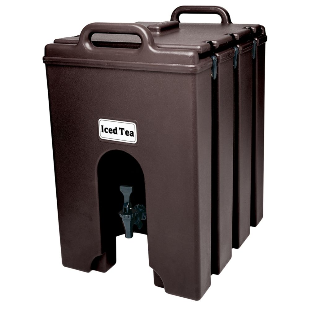 Cambro 1000LCD131 Camtainer Brown 11.75 Gal. Insulated Beverage Server