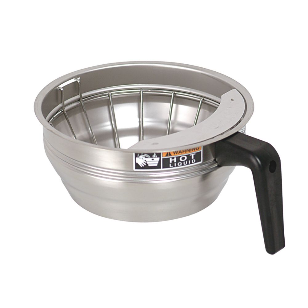 BUNN® 20217 Stainless Steel Funnel Assembly with Black Handle