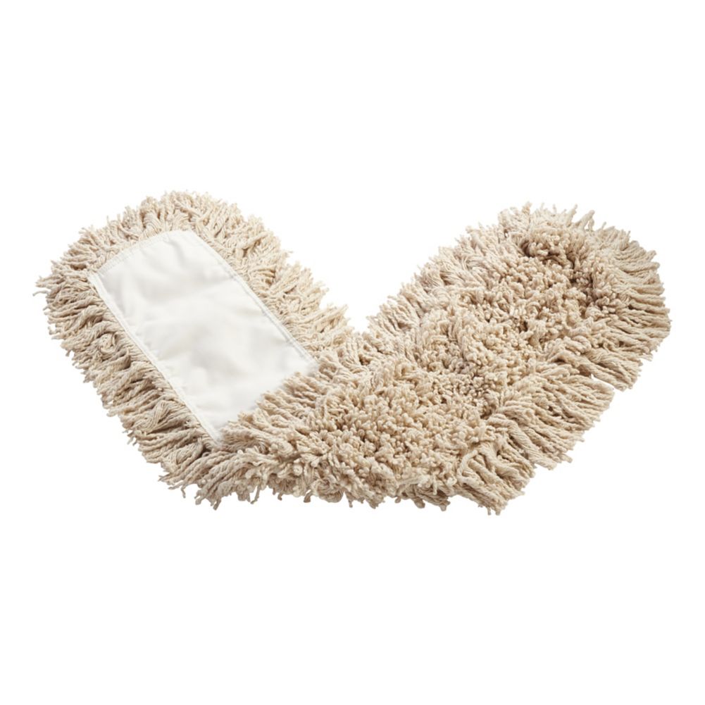 Rubbermaid Twisted Loop Cotton Dust Mop,48-Inch Length x 5-Inch Width,White 