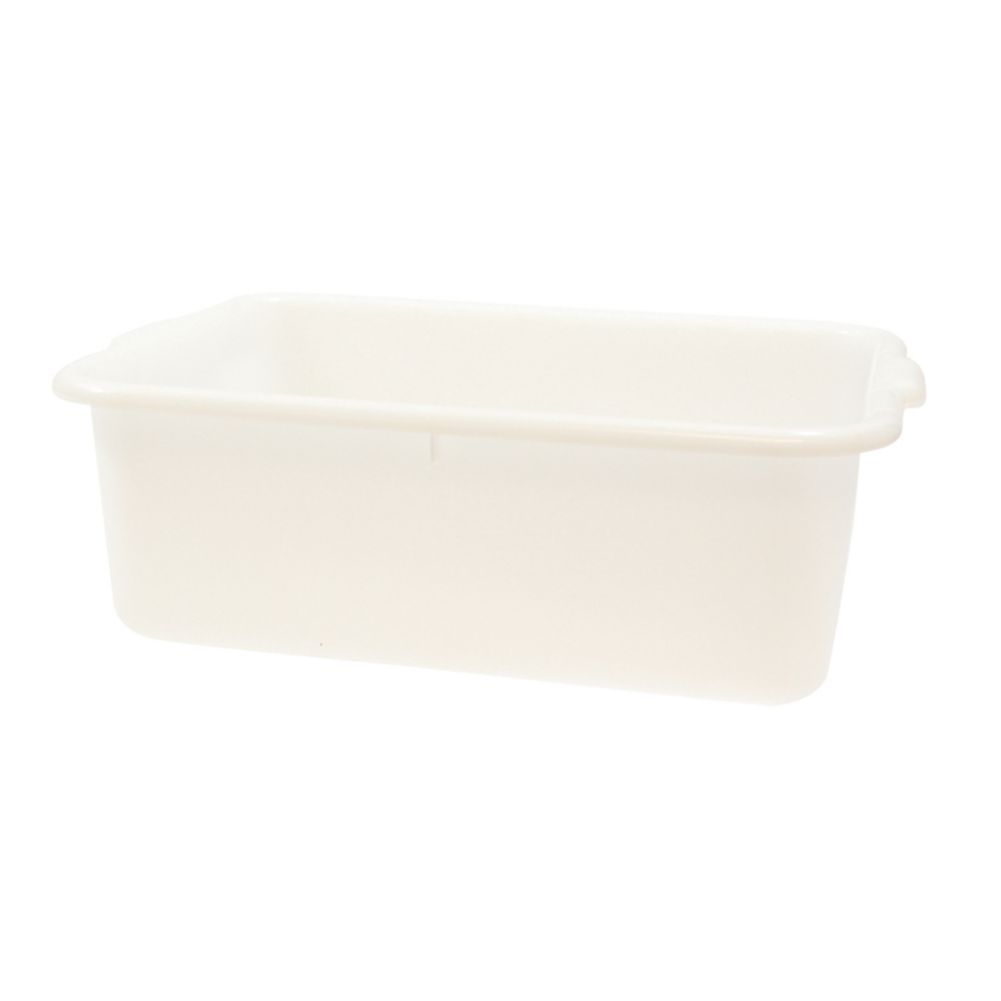 TableCraft 1537N White 21-1/4" x 15-3/4" Food Storage Box
