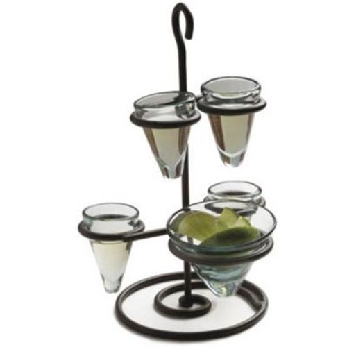 Orion Trading I404-R/NN Iron Tequila Flight Caddie with Cones & Bowl ...