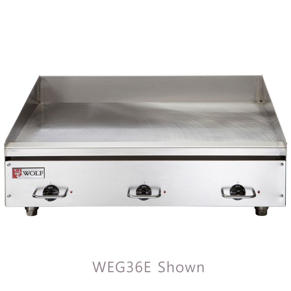 Wolf Range WEG72E Countertop 72 x 24" Electric Griddle Wasserstrom