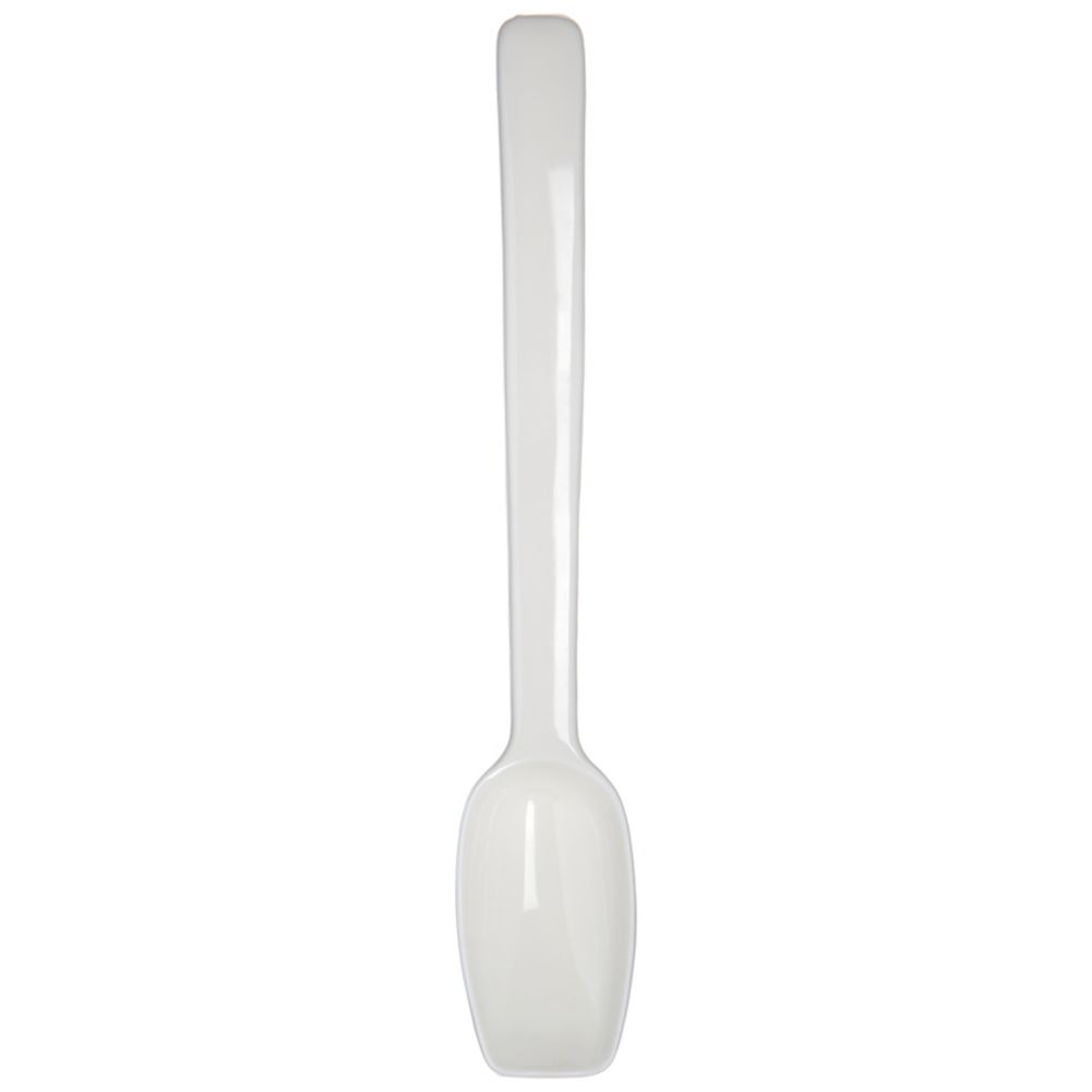 Carlisle 446002 0.5 Oz. White Solid Buffet Spoon