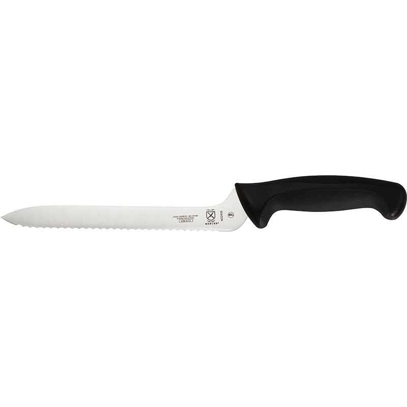 Mercer Culinary M22408 Millennia® 8" Black Offset Bread Knife
