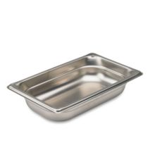 4" Deep Vollrath Super Pan 3 90442 1/4 Size Anti-Jam Stainless Steam Table Pan 