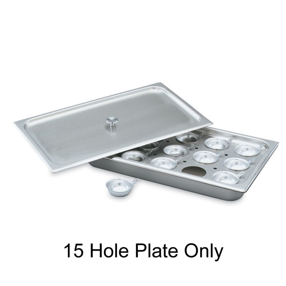 Vollrath 75062 Replacement S/S 15-Hole Plate For 75060 Egg Poacher