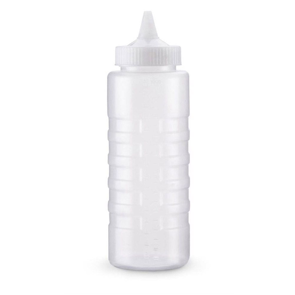 Traex 5132-13 Clear 32 Ounce Closeable Single Tip Squeeze Dispenser