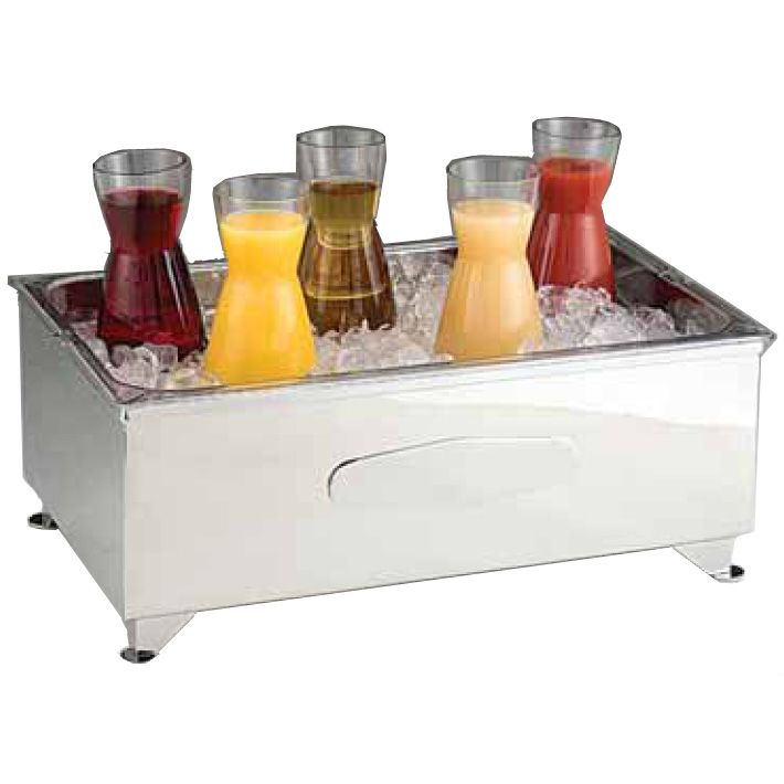 D.W. Haber 0742012PSS Modern Stainless Icebox with Plastic Insert