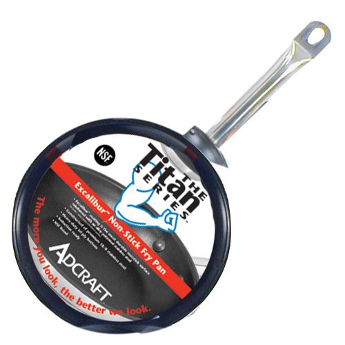 Adcraft® FPSI-10EX Titan Series™ 10" S/S Non-Stick Fry Pan