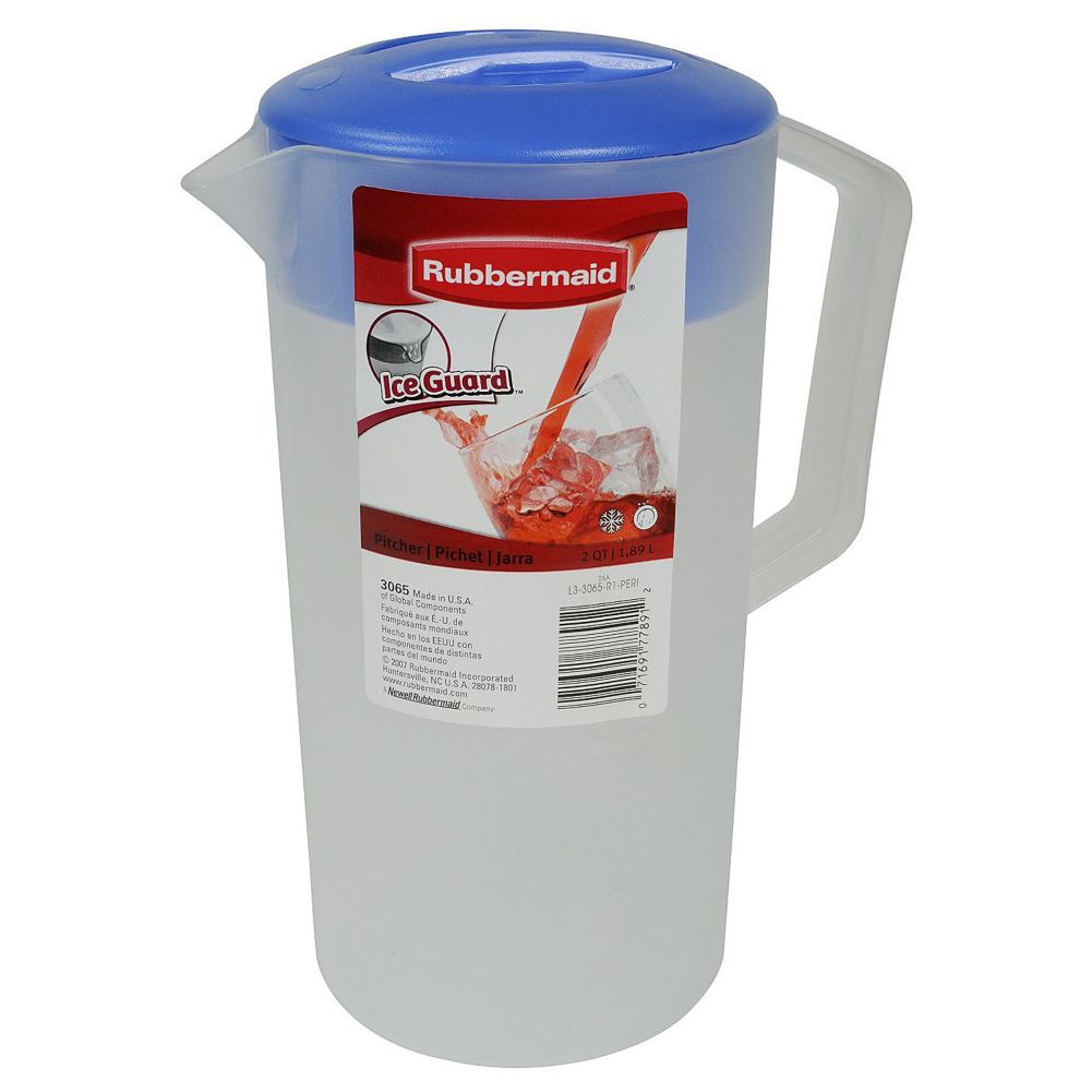 Rubbermaid® FG306509PERI Classic 2 Quart Pitcher with Peri Lid Wasserstrom