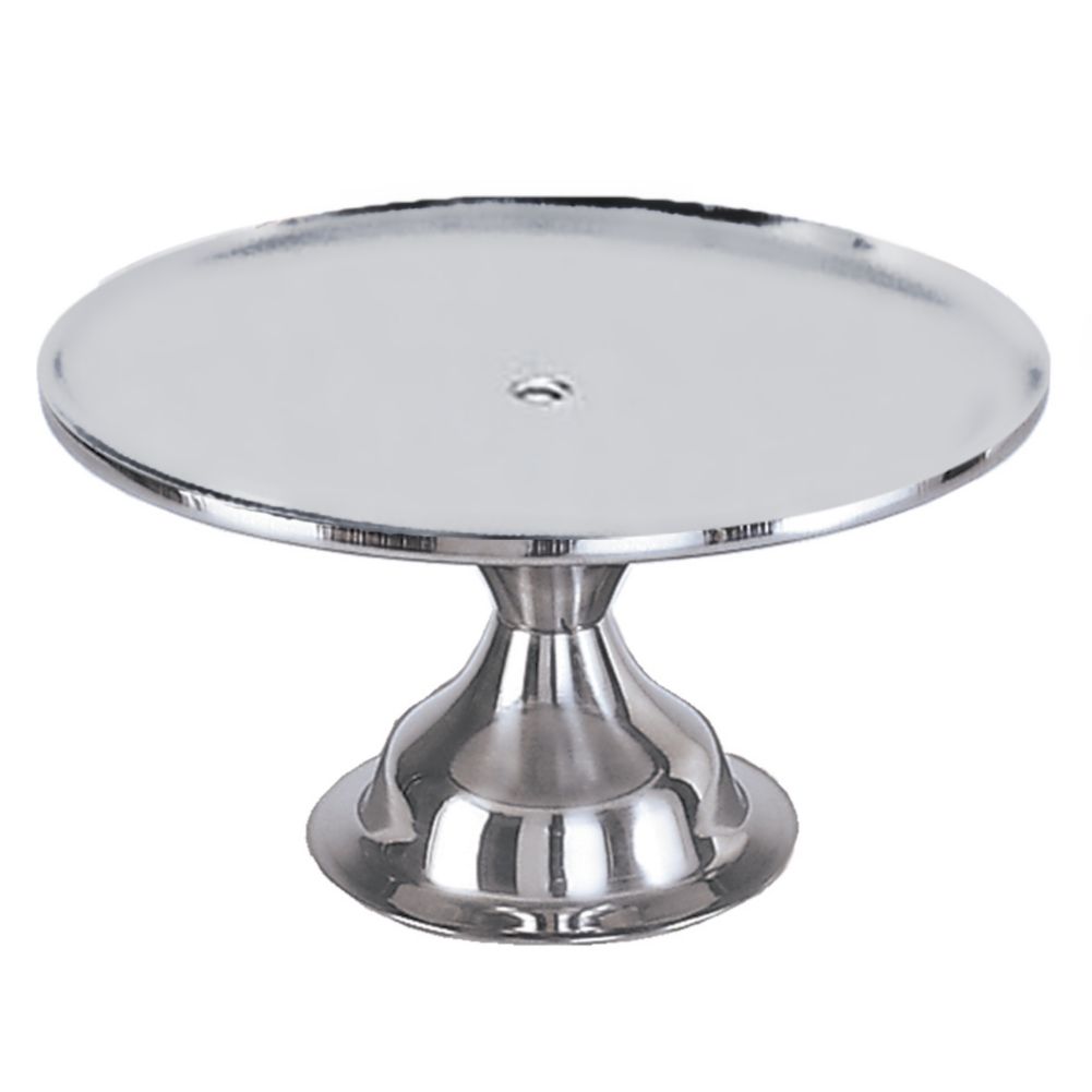 Adcraft® CS-13 13-1/2" Stainless Steel Cake Stand