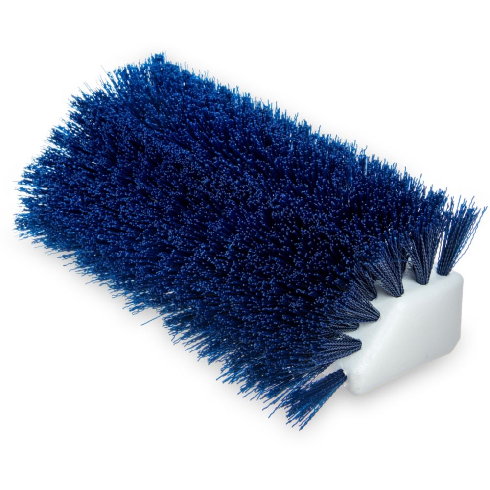 Carlisle 40423EC14 10" Blue Hi-Lo Floor Scrub Brush