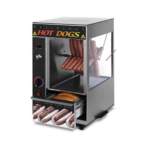 Star® 174CBA Broil-O-Dog Hot Dog Broiler with Bun Warmer