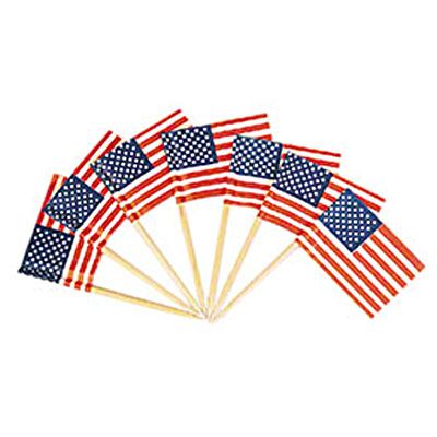 Goldmax 1014 American Flag Toothpicks - 14,400 / CS