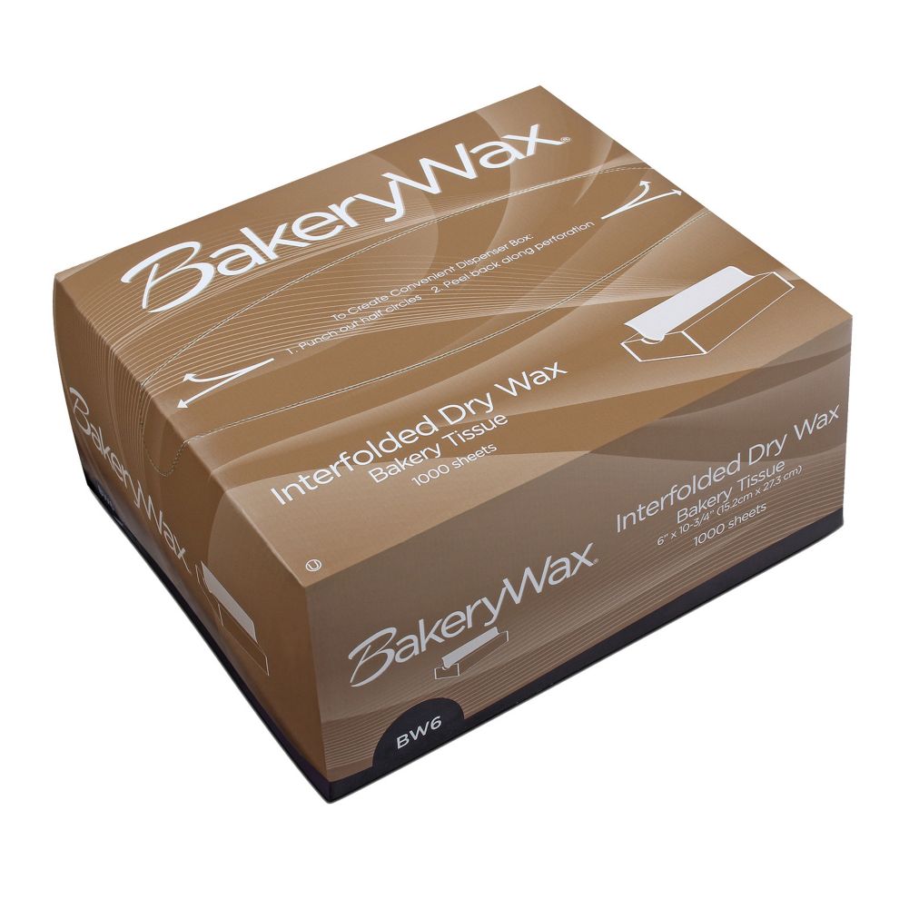 Bagcraft 010006 Lightweight Bakery Wax Paper Tissue - 1000 / BX