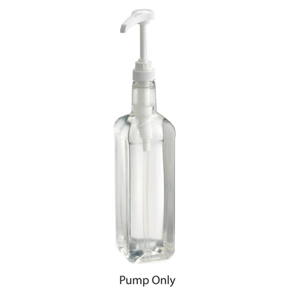 TableCraft 66128 Plastic 0.25 Oz. Syrup Pump with 28 mm Cap Wasserstrom