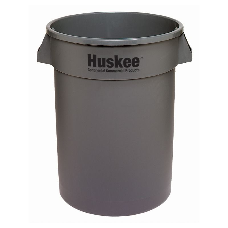 Continental 1001GY Huskee™ Gray 10 gal Receptacle