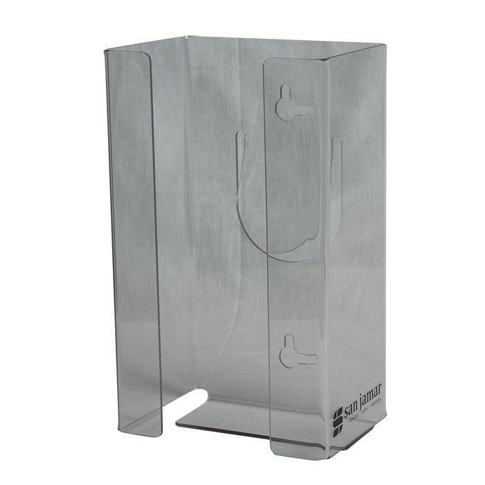 San Jamar® G0803 Clear 1-Box Disposable Glove Dispenser