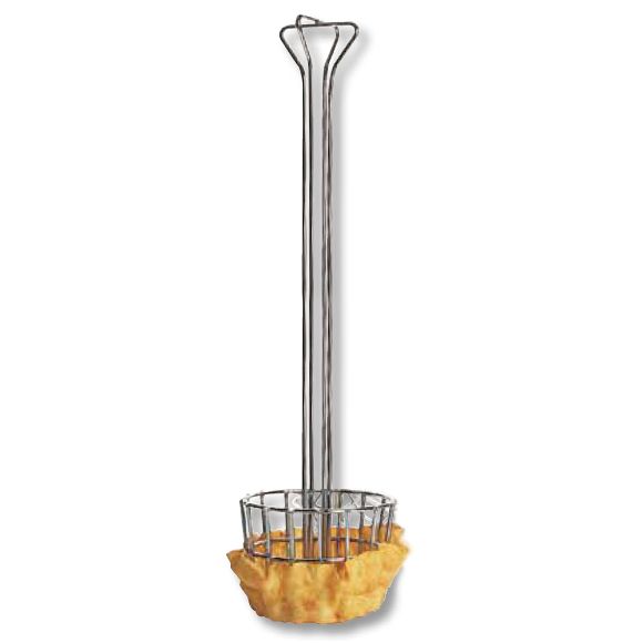 Focus Small Chrome Plated Wire Tortilla Fryer Basket
