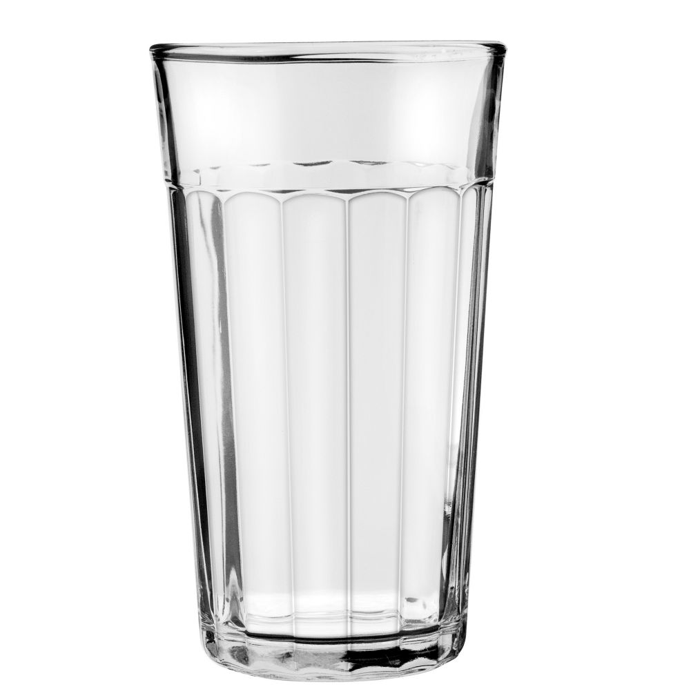 Anchor Hocking® 7637U Ribware 12 oz Iced Tea Glass 36 / CS Wasserstrom