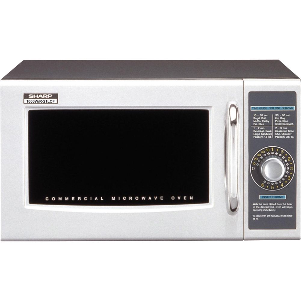 Sharp R-21LCF Medium-Duty 1000W Commercial Microwave