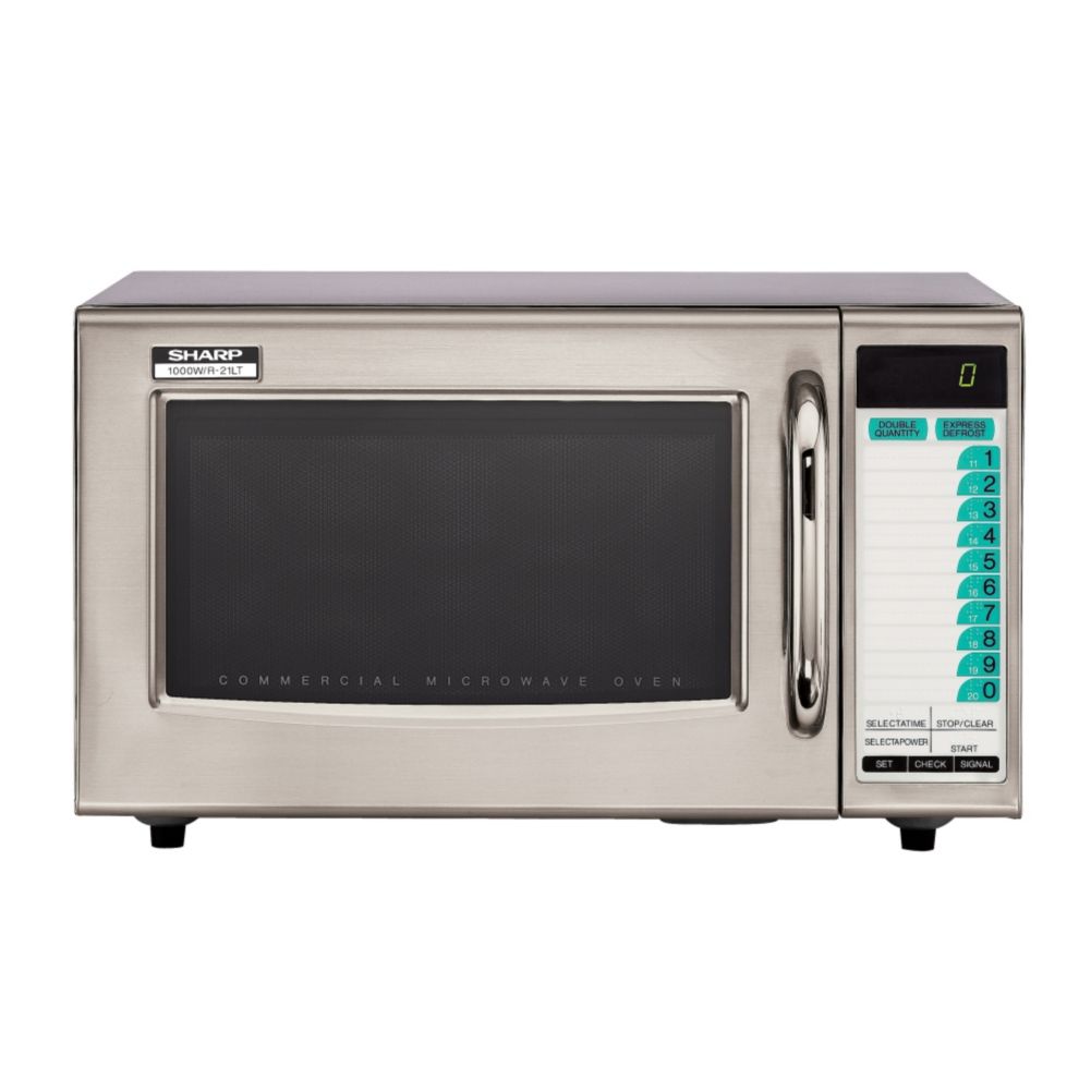 Sharp R21LTF MediumDuty 1000W Commercial Microwave Wasserstrom
