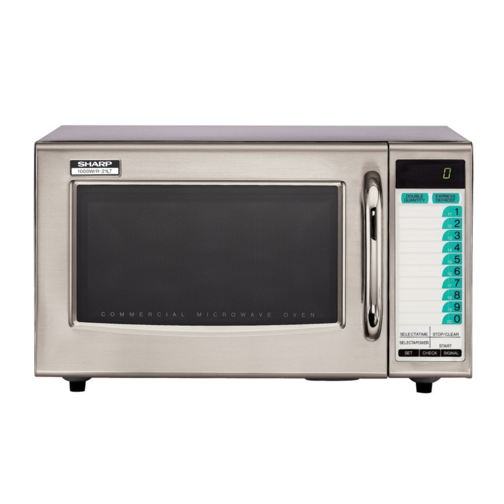 Sharp R-21LTF Medium-Duty 1000W Commercial Microwave