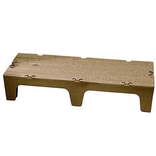 Cambro DRS60480 21" x 60" x 12" SSeries SolidTop Dunnage Rack