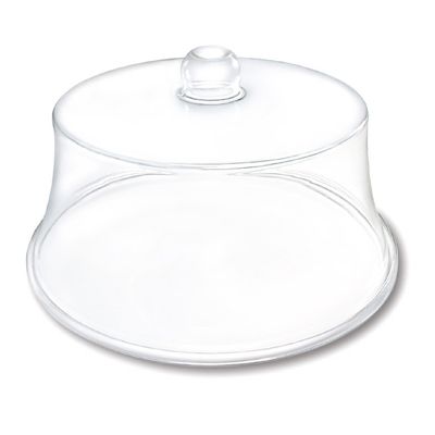 Delfin DRD-104FK-00 10" x 4" Clear Flat Top Dome