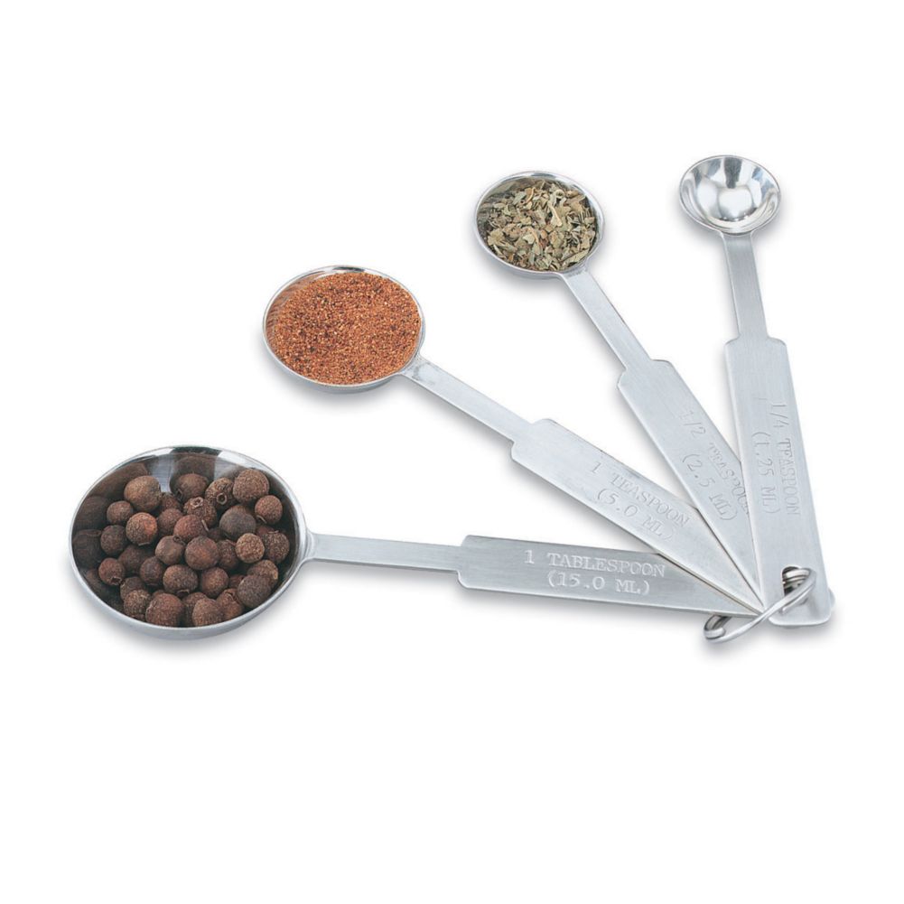 Vollrath® 47118 4-Piece Stainless Steel Measuring Spoon Set