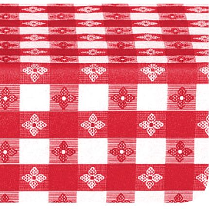 Marko® 51511554L001 Classic Series Red Check 15 YD Tablecloth