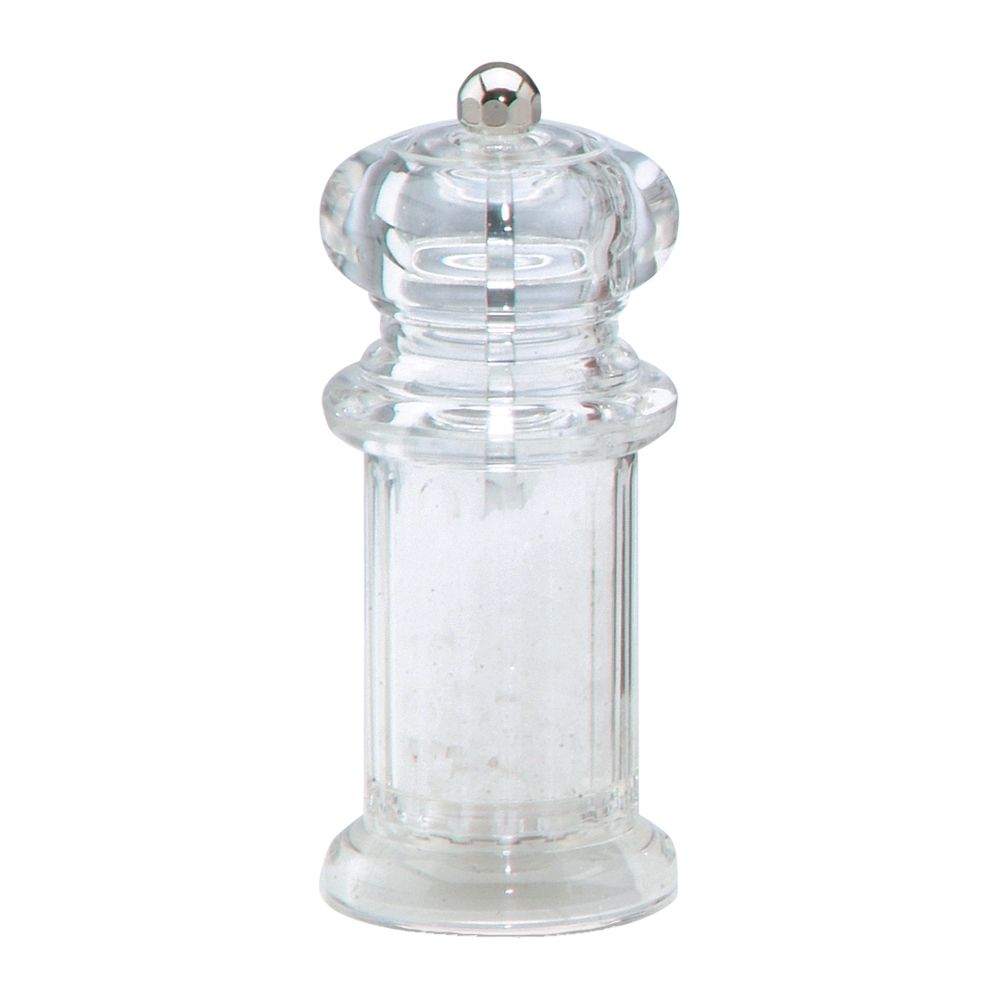 Chef Specialties 1752 Clear Acrylic 5 1 2 Citation Salt Mill Wasserstrom