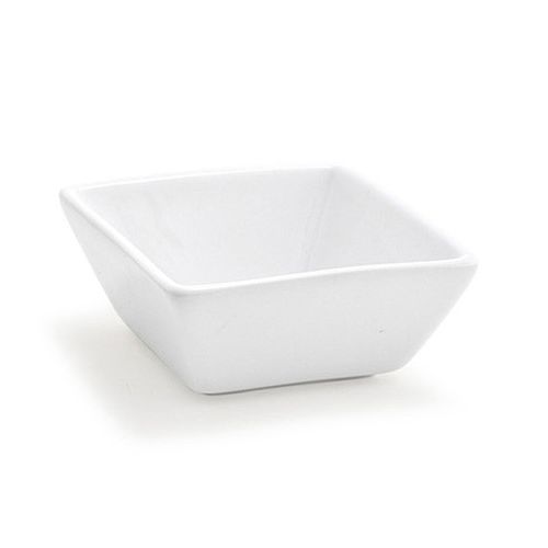 FOH DSD026WHP13 Kyoto 4 Ounce Tall Square Dish - 12 / CS
