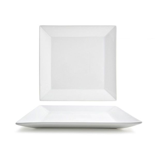 FOH DDP005WHP23 Kyoto 10.75" Square Plate - 12 / CS