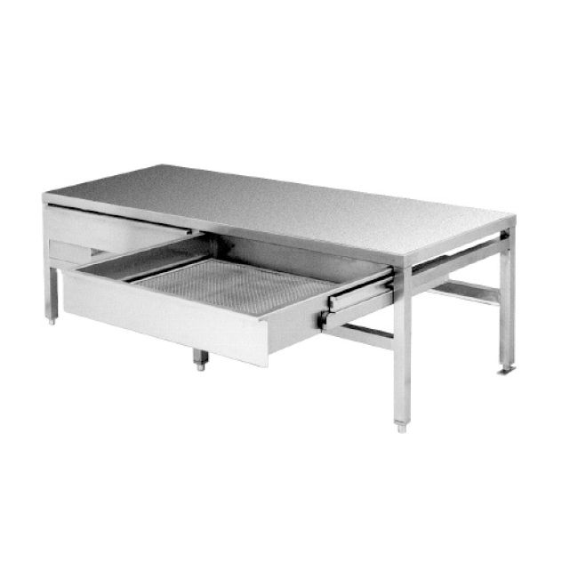 Cleveland Range ST55 S/S Open Base Equipment Stand with Drain Drawer