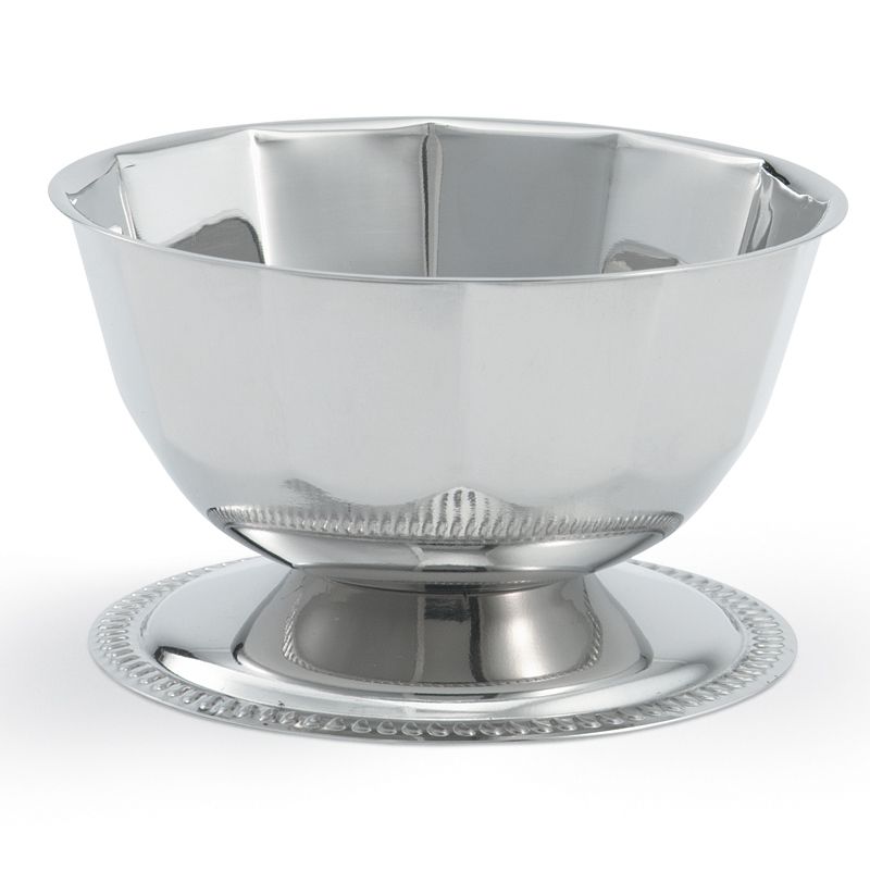 Vollrath® 46701 S/S 16 Ounce Gadroon Base Paneled Sherbet Bowl