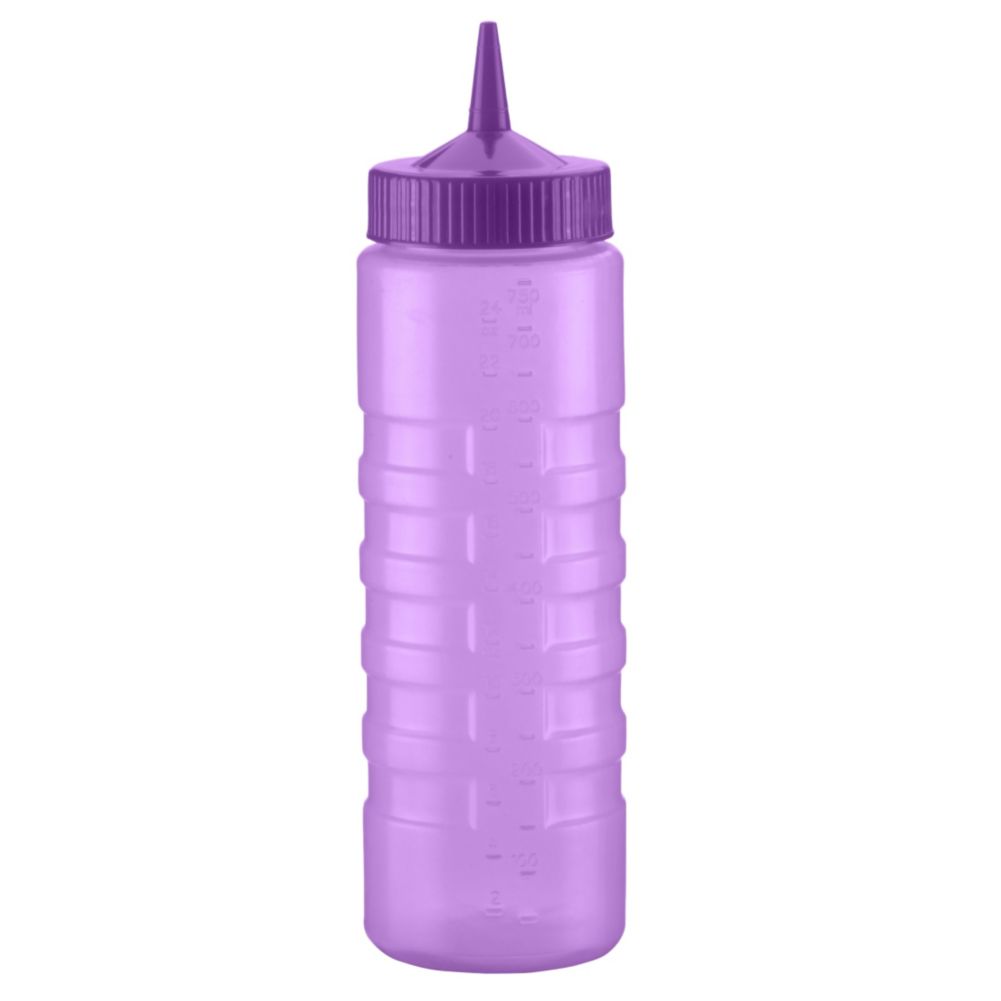 Traex 4924C-54 Color-Mate 24 Ounce Single Tip Purple Squeeze Dispenser