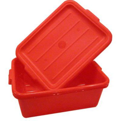 Traex 1505-C02 Red Food Storage Box with Drain Box Insert