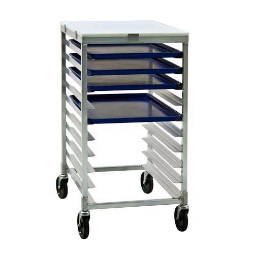 New Age Industrial 92096 Aluminum Half Size Height Mobile Pan Rack