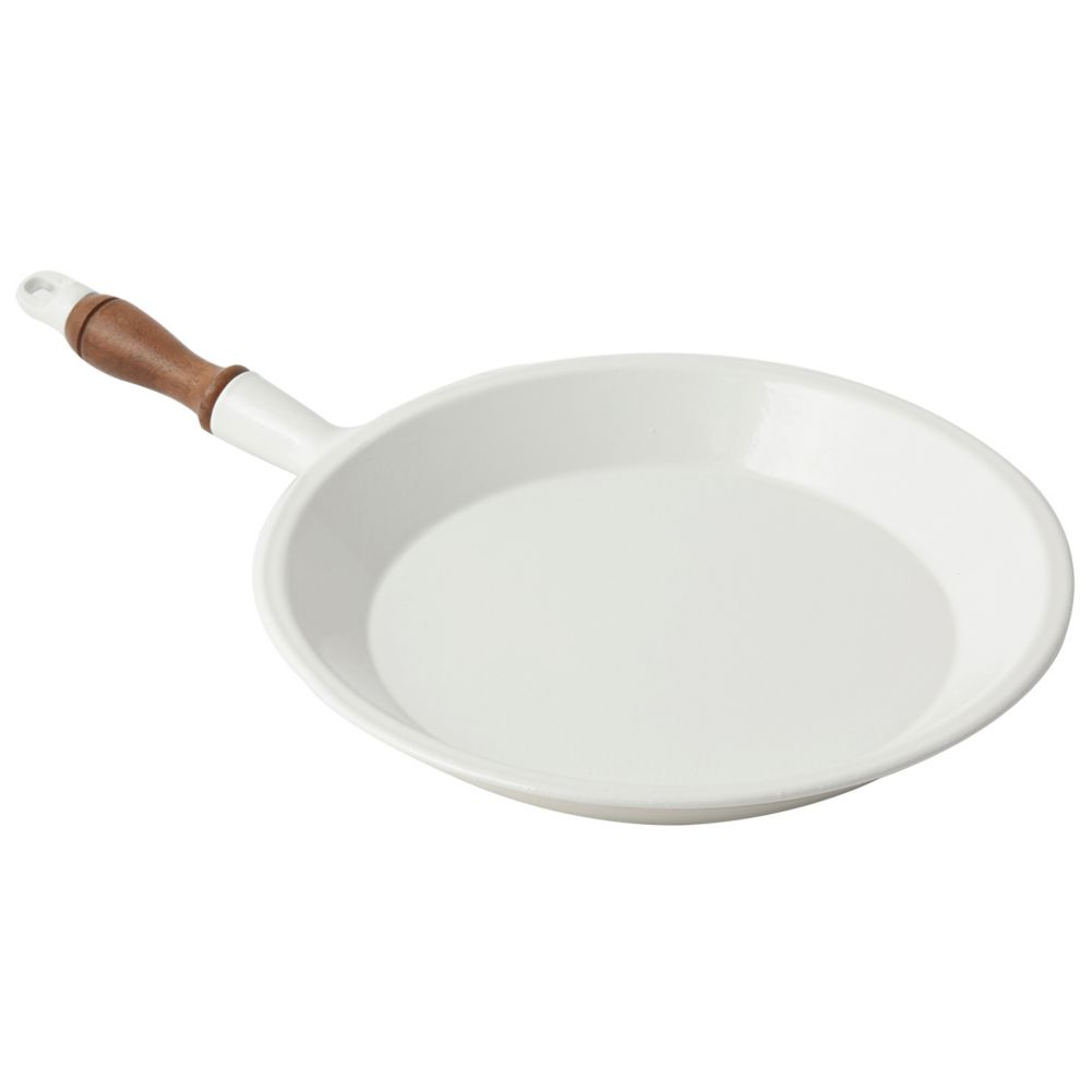 Bon Chef 5004SH WHITE Sandstone 10" Crepe Pan w/ Short Handle