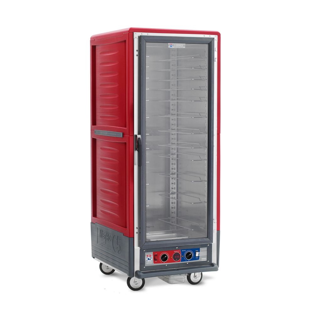 Metro C539-CFC-U Red Insulation Armour Heated Holding Cabinet
