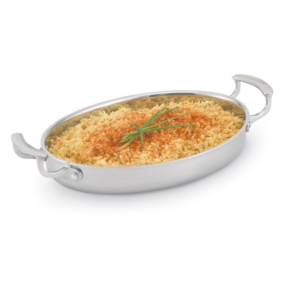 Vollrath® 49412 Miramar™ 2.63 Quart Oval Au Gratin Pan