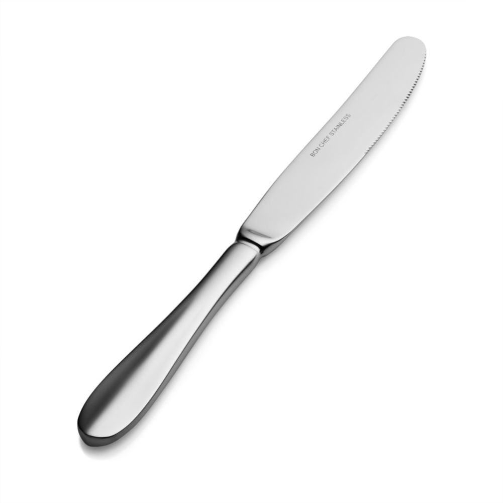 Bon Chef S111 Monroe 18/8 Stainless Steel SH Dinner Knife - Dozen