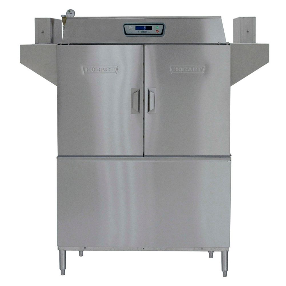Hobart CL44E-10 Left to Right 480V Single Tank Conveyor Dishwasher